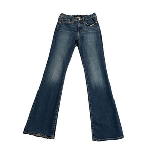 Gap Denim Jeans Size 2/26 R BABY BOOT Dark Wash, womens jeans EUC